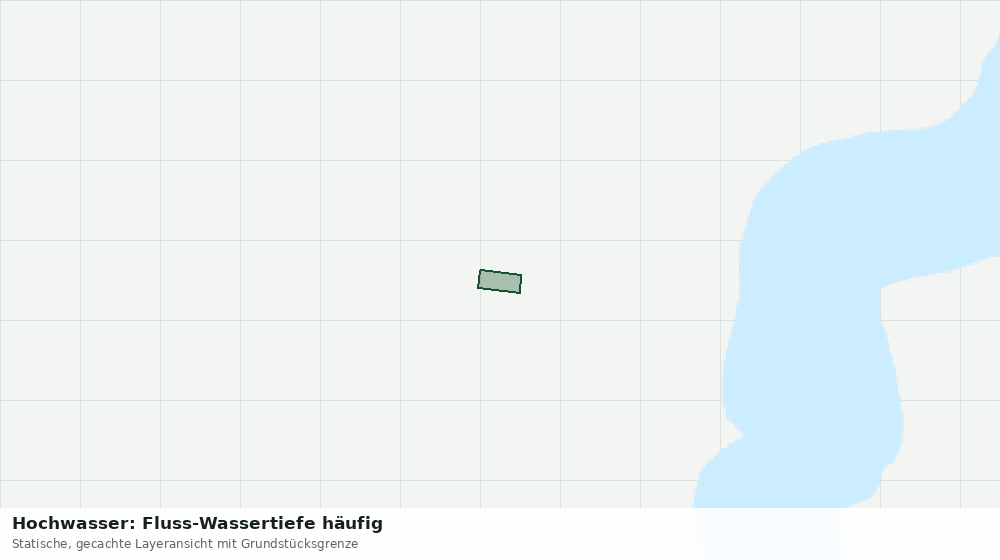 Statische Kartenansicht: Hochwasser: Fluss-Wassertiefe häufig