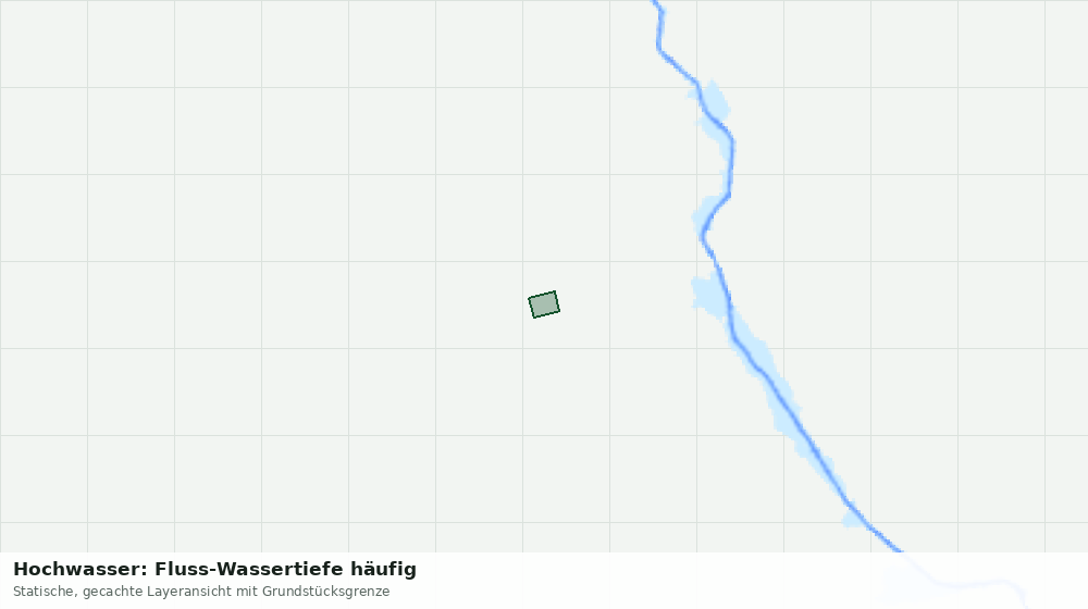 Statische Kartenansicht: Hochwasser: Fluss-Wassertiefe häufig