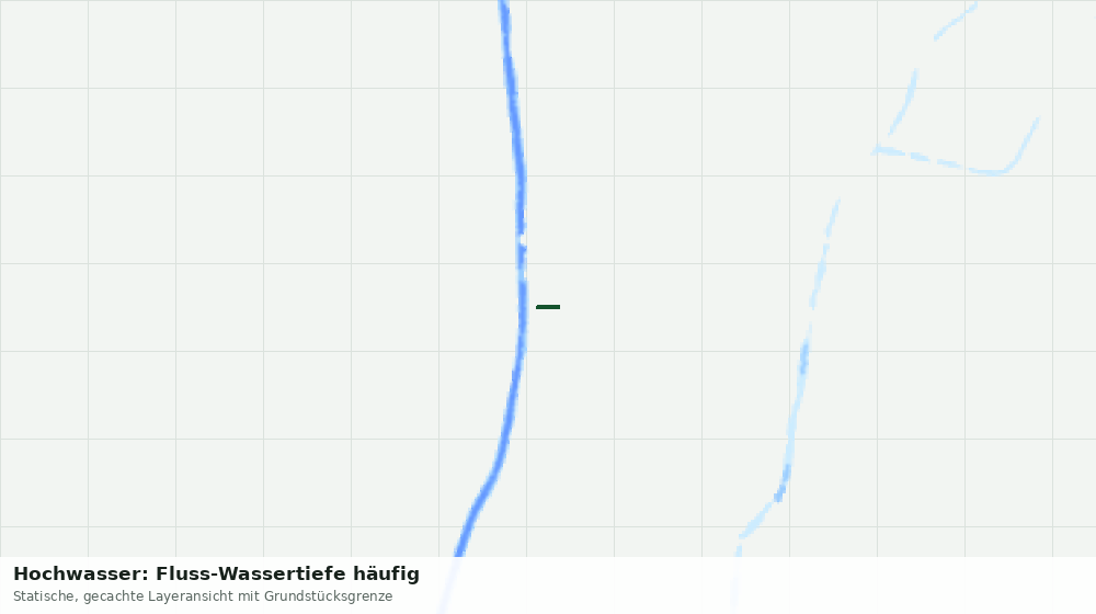 Statische Kartenansicht: Hochwasser: Fluss-Wassertiefe häufig