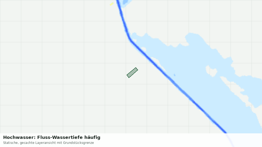 Statische Kartenansicht: Hochwasser: Fluss-Wassertiefe häufig