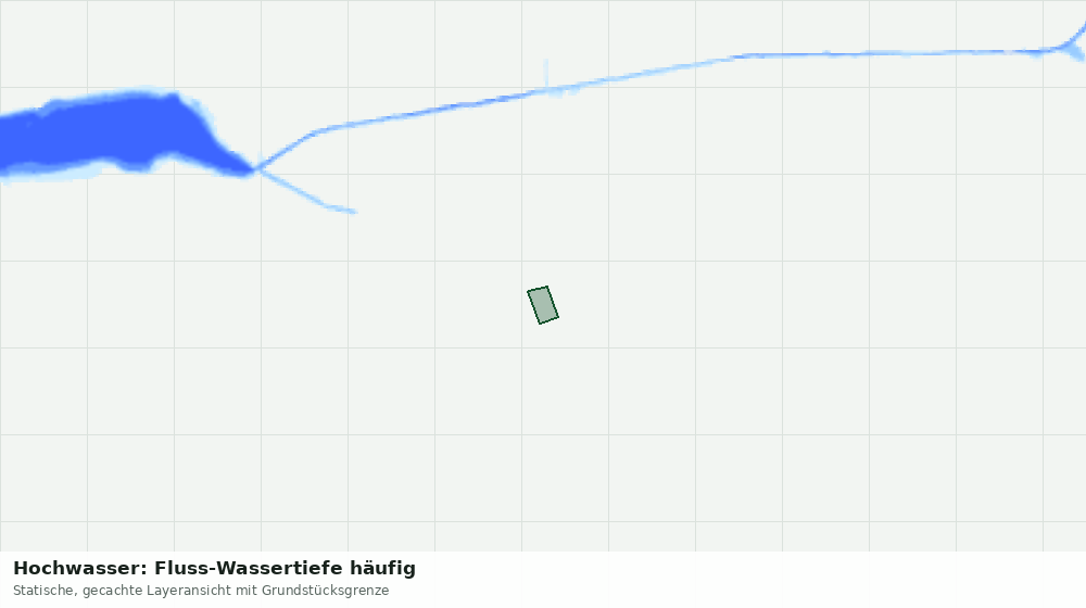 Statische Kartenansicht: Hochwasser: Fluss-Wassertiefe häufig