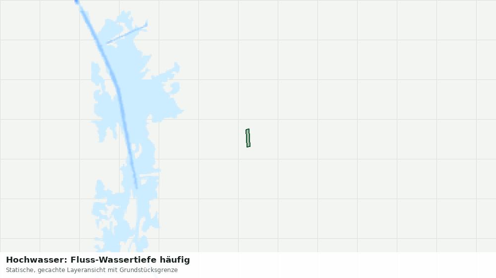 Statische Kartenansicht: Hochwasser: Fluss-Wassertiefe häufig