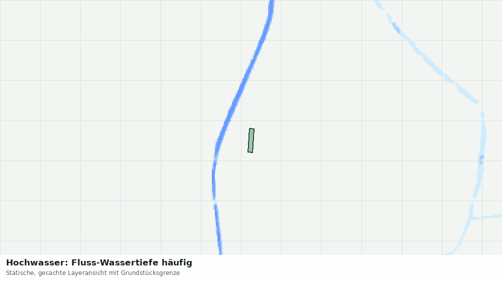 Statische Kartenansicht: Hochwasser: Fluss-Wassertiefe häufig