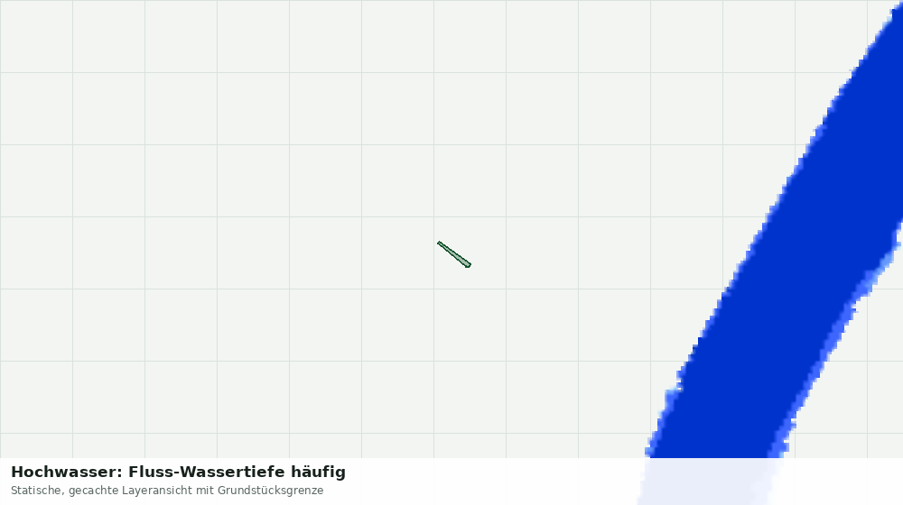 Statische Kartenansicht: Hochwasser: Fluss-Wassertiefe häufig