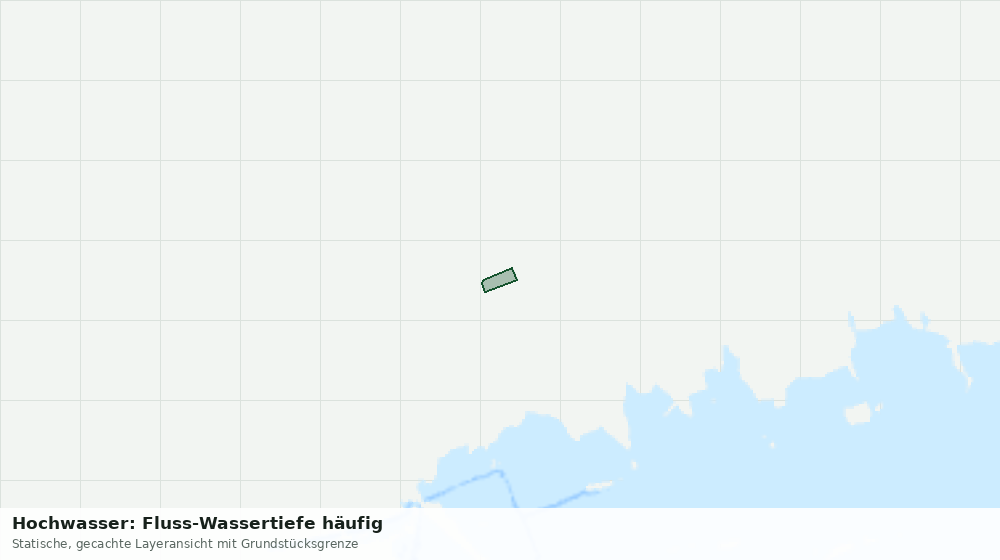 Statische Kartenansicht: Hochwasser: Fluss-Wassertiefe häufig