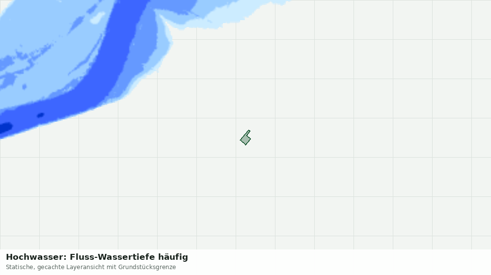 Statische Kartenansicht: Hochwasser: Fluss-Wassertiefe häufig