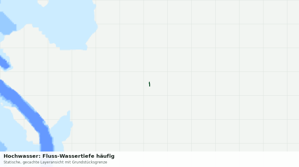 Statische Kartenansicht: Hochwasser: Fluss-Wassertiefe häufig