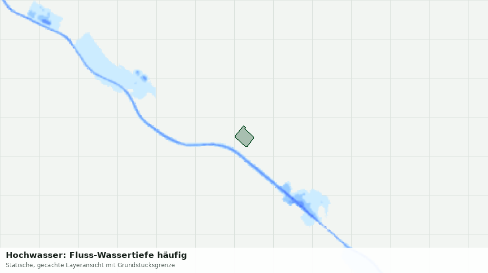 Statische Kartenansicht: Hochwasser: Fluss-Wassertiefe häufig