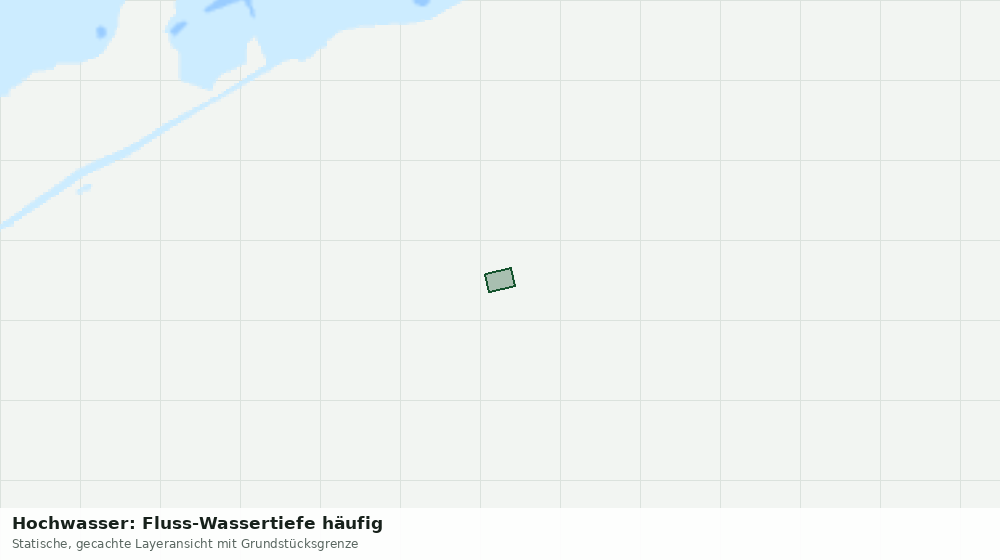 Statische Kartenansicht: Hochwasser: Fluss-Wassertiefe häufig