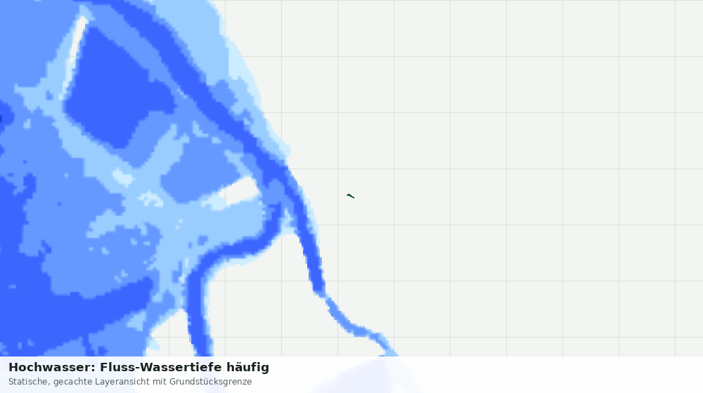 Statische Kartenansicht: Hochwasser: Fluss-Wassertiefe häufig