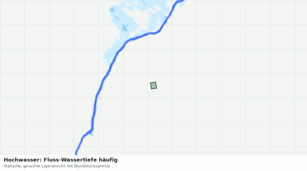 Statische Kartenansicht: Hochwasser: Fluss-Wassertiefe häufig