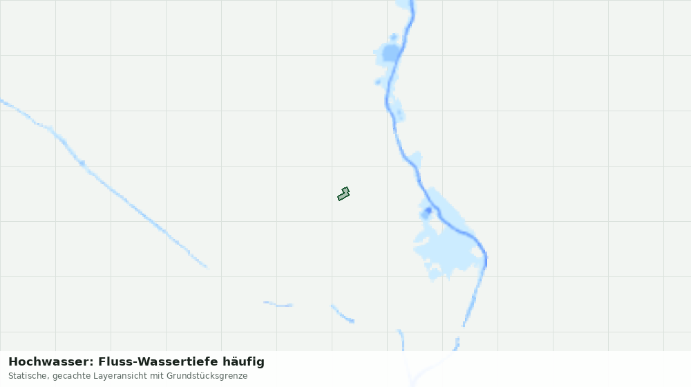 Statische Kartenansicht: Hochwasser: Fluss-Wassertiefe häufig
