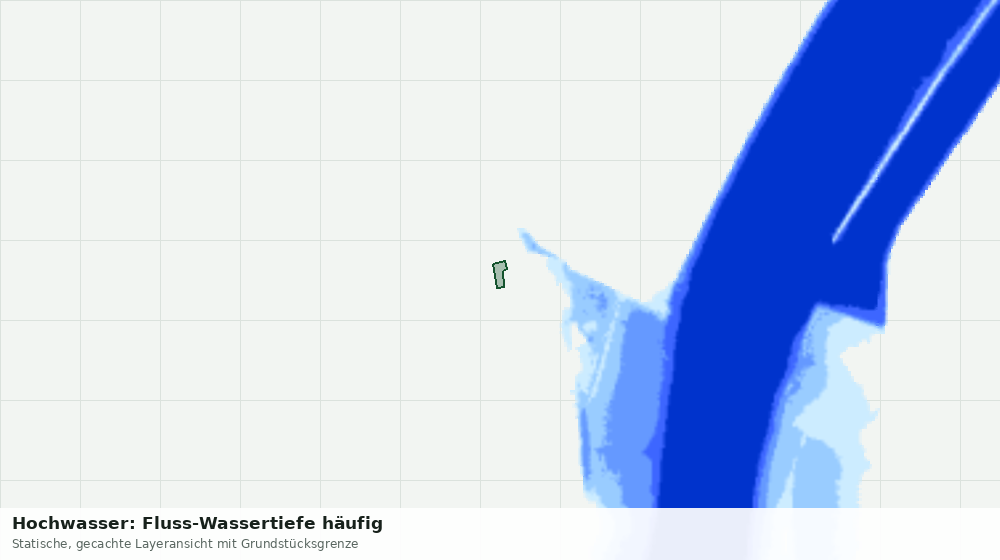 Statische Kartenansicht: Hochwasser: Fluss-Wassertiefe häufig