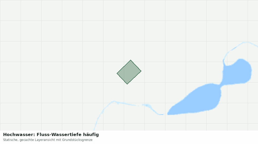 Statische Kartenansicht: Hochwasser: Fluss-Wassertiefe häufig