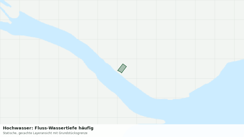 Statische Kartenansicht: Hochwasser: Fluss-Wassertiefe häufig