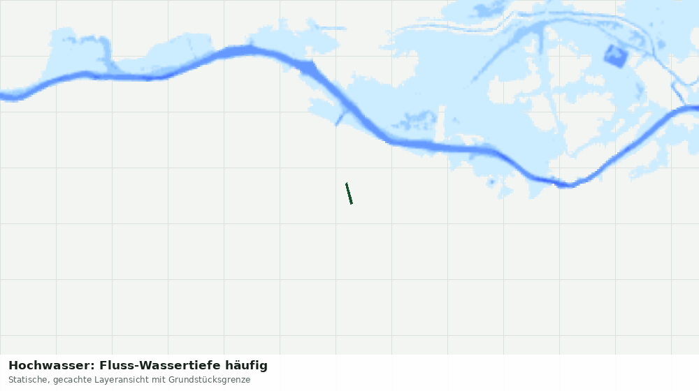 Statische Kartenansicht: Hochwasser: Fluss-Wassertiefe häufig