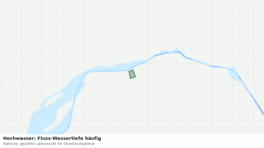 Statische Kartenansicht: Hochwasser: Fluss-Wassertiefe häufig