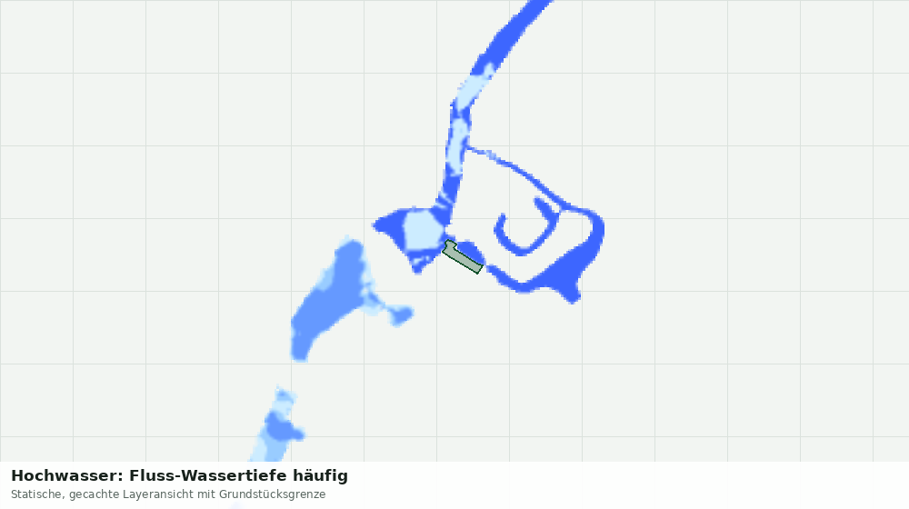 Statische Kartenansicht: Hochwasser: Fluss-Wassertiefe häufig