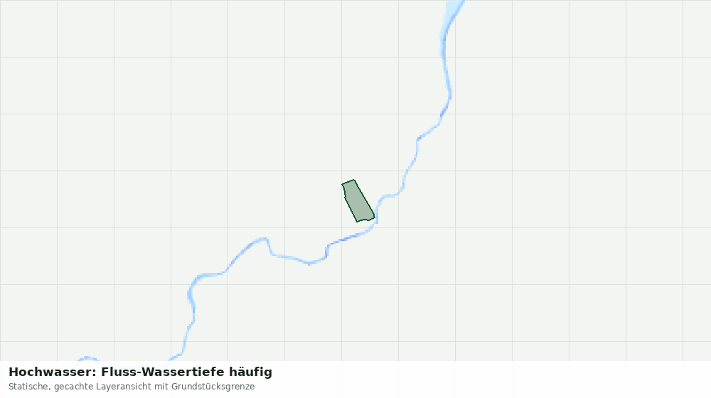 Statische Kartenansicht: Hochwasser: Fluss-Wassertiefe häufig