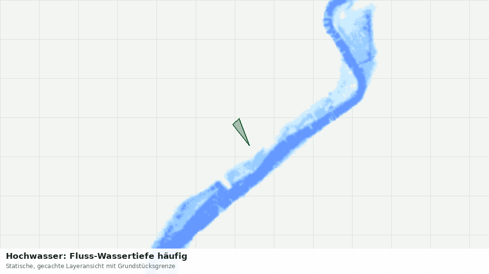 Statische Kartenansicht: Hochwasser: Fluss-Wassertiefe häufig