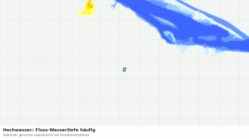 Statische Kartenansicht: Hochwasser: Fluss-Wassertiefe häufig