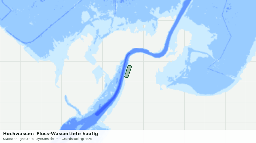 Statische Kartenansicht: Hochwasser: Fluss-Wassertiefe häufig