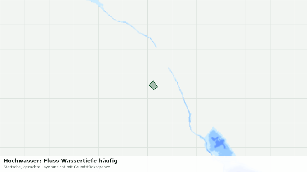 Statische Kartenansicht: Hochwasser: Fluss-Wassertiefe häufig