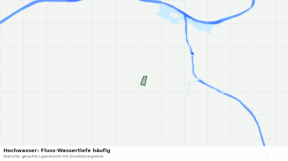 Statische Kartenansicht: Hochwasser: Fluss-Wassertiefe häufig