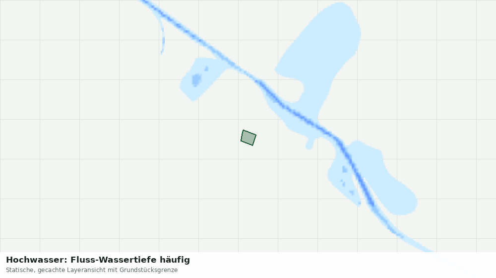 Statische Kartenansicht: Hochwasser: Fluss-Wassertiefe häufig
