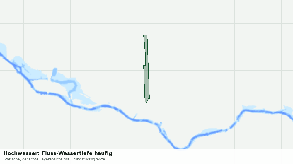 Statische Kartenansicht: Hochwasser: Fluss-Wassertiefe häufig