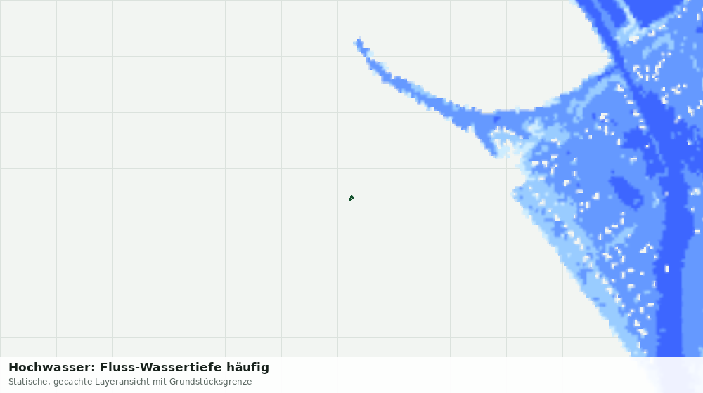 Statische Kartenansicht: Hochwasser: Fluss-Wassertiefe häufig
