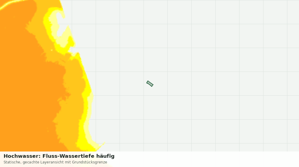 Statische Kartenansicht: Hochwasser: Fluss-Wassertiefe häufig