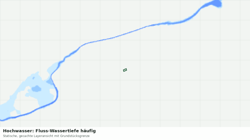 Statische Kartenansicht: Hochwasser: Fluss-Wassertiefe häufig