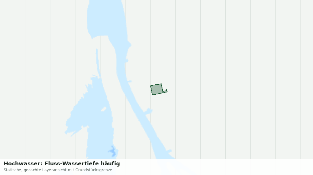 Statische Kartenansicht: Hochwasser: Fluss-Wassertiefe häufig