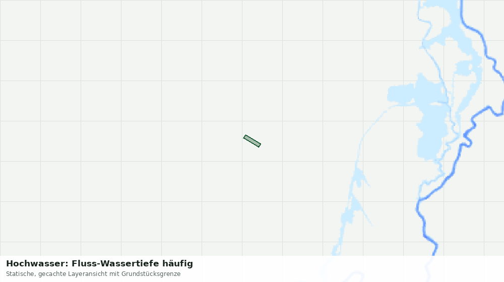 Statische Kartenansicht: Hochwasser: Fluss-Wassertiefe häufig