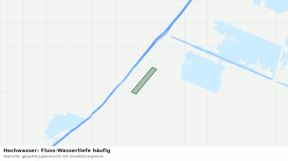 Statische Kartenansicht: Hochwasser: Fluss-Wassertiefe häufig