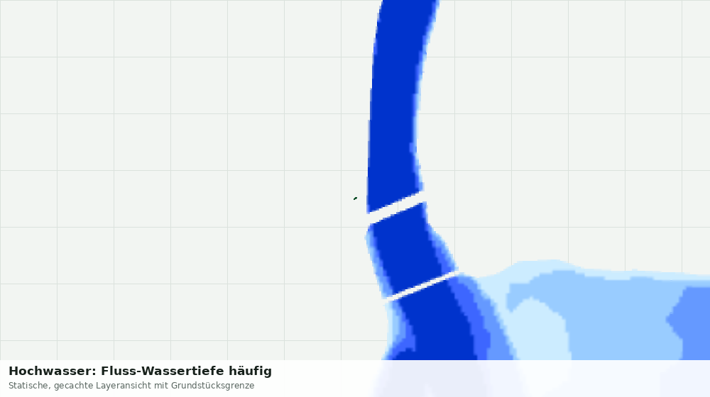 Statische Kartenansicht: Hochwasser: Fluss-Wassertiefe häufig