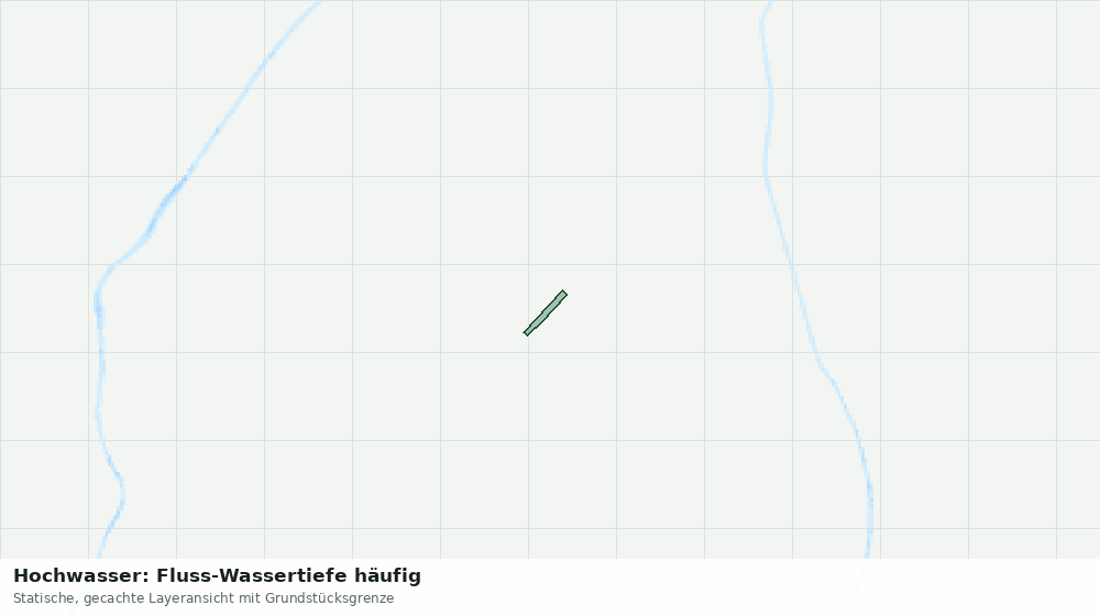 Statische Kartenansicht: Hochwasser: Fluss-Wassertiefe häufig