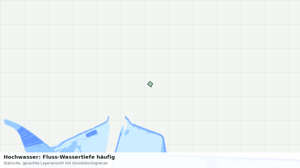 Statische Kartenansicht: Hochwasser: Fluss-Wassertiefe häufig
