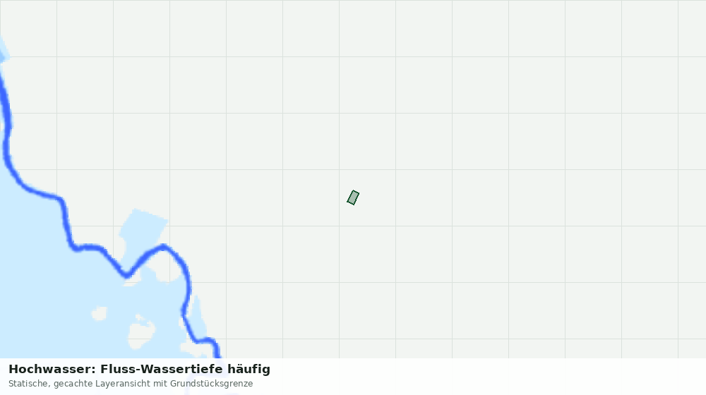 Statische Kartenansicht: Hochwasser: Fluss-Wassertiefe häufig