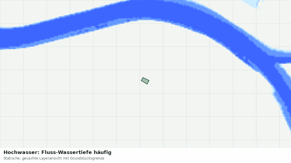 Statische Kartenansicht: Hochwasser: Fluss-Wassertiefe häufig