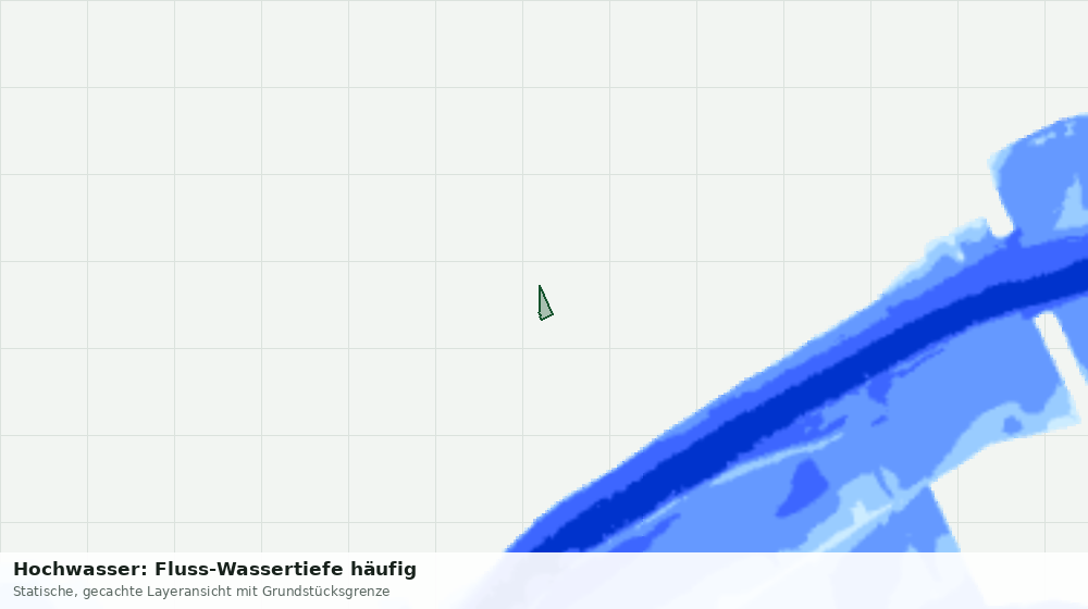 Statische Kartenansicht: Hochwasser: Fluss-Wassertiefe häufig