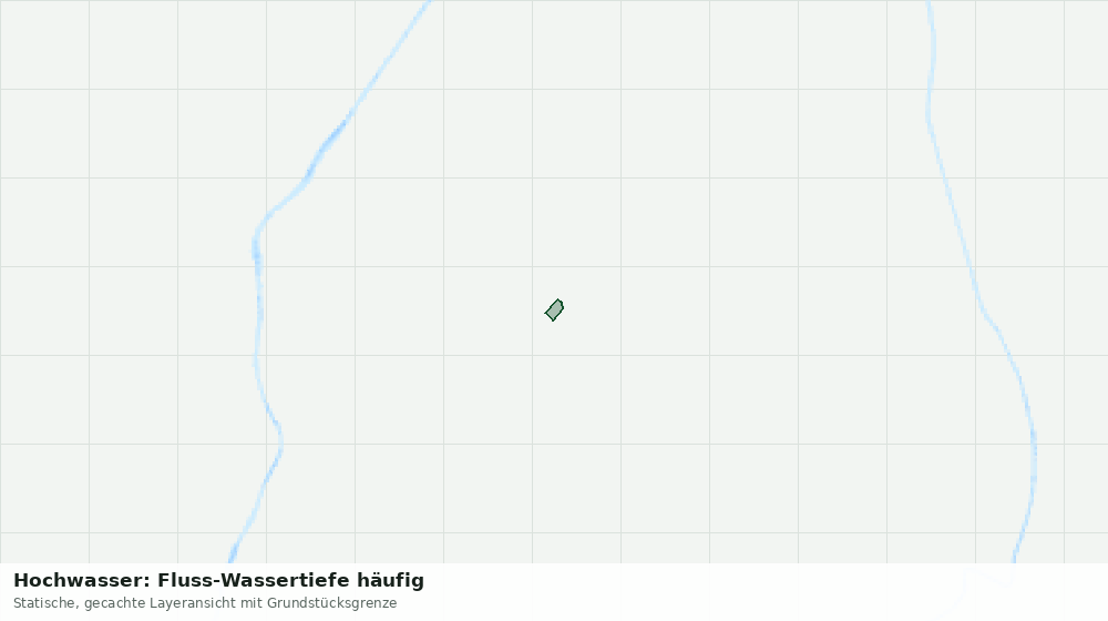 Statische Kartenansicht: Hochwasser: Fluss-Wassertiefe häufig