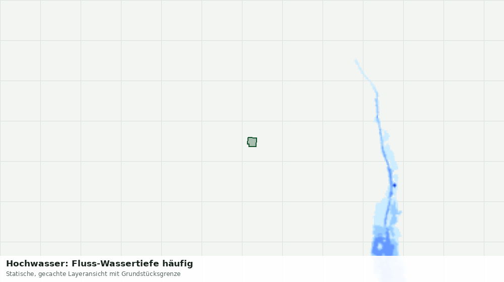 Statische Kartenansicht: Hochwasser: Fluss-Wassertiefe häufig