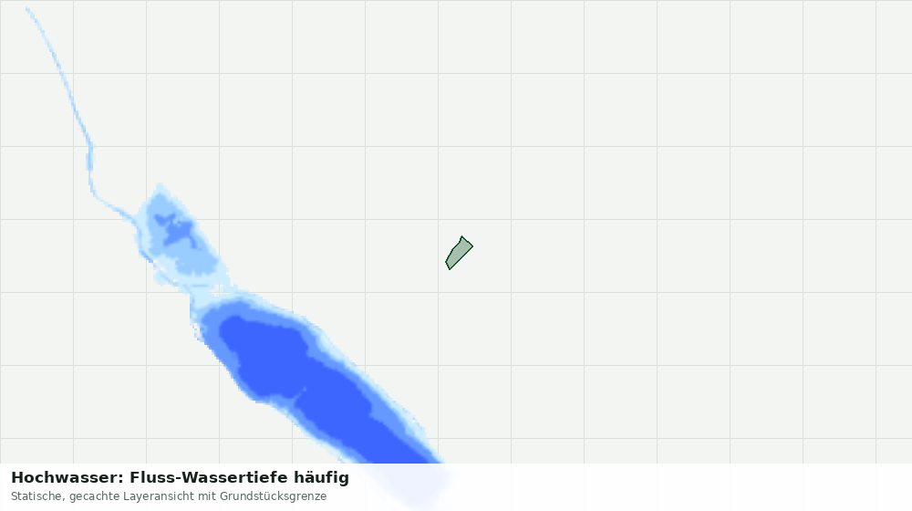 Statische Kartenansicht: Hochwasser: Fluss-Wassertiefe häufig