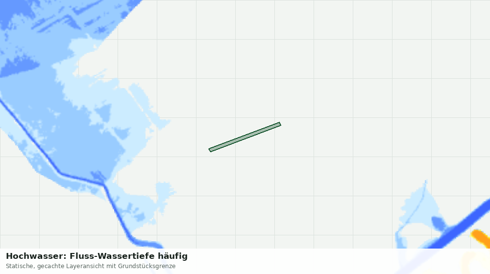 Statische Kartenansicht: Hochwasser: Fluss-Wassertiefe häufig