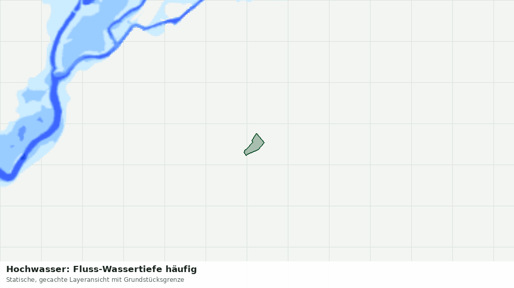 Statische Kartenansicht: Hochwasser: Fluss-Wassertiefe häufig