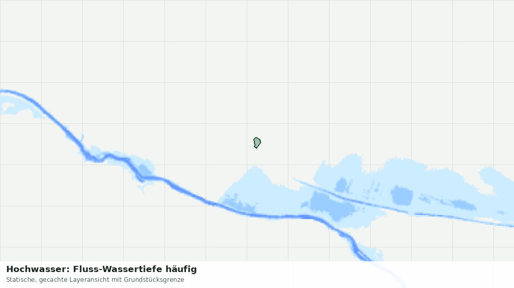 Statische Kartenansicht: Hochwasser: Fluss-Wassertiefe häufig