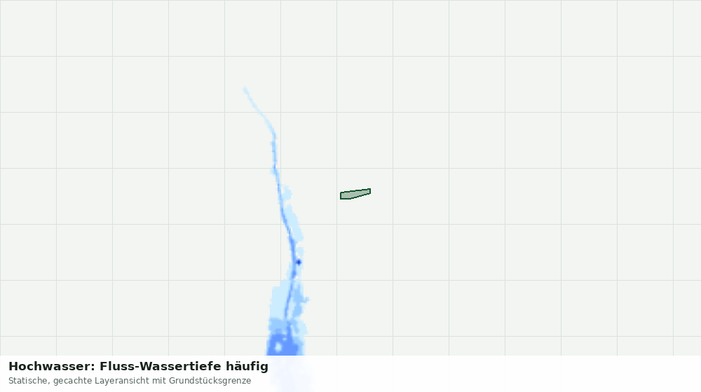 Statische Kartenansicht: Hochwasser: Fluss-Wassertiefe häufig