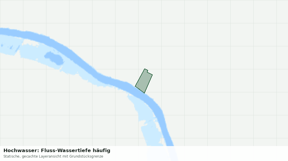Statische Kartenansicht: Hochwasser: Fluss-Wassertiefe häufig